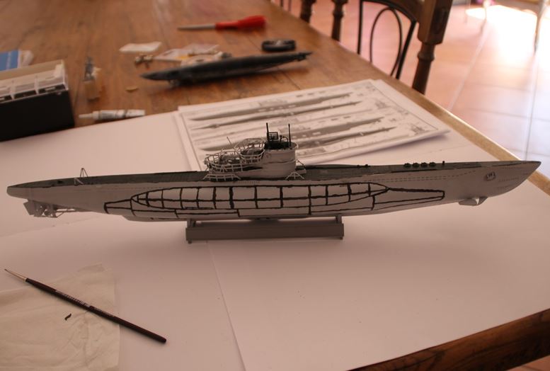 Maquette Revell Sous-marin allemand Type VII C/41 à prix bas